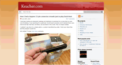 Desktop Screenshot of keacher.com